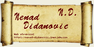 Nenad Didanović vizit kartica